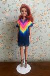 Mattel - Barbie - Fashionistas #141 - Tie-Dye Fringe Dress - Original